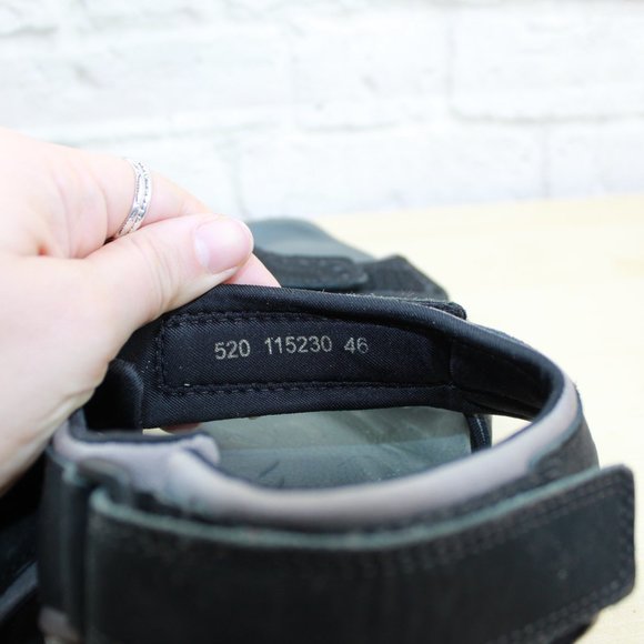 Ecco Women's Receptor Yucatan Black Suede Waterproof Hiking Sport Sandals 10.5 - Picture 7 of 9